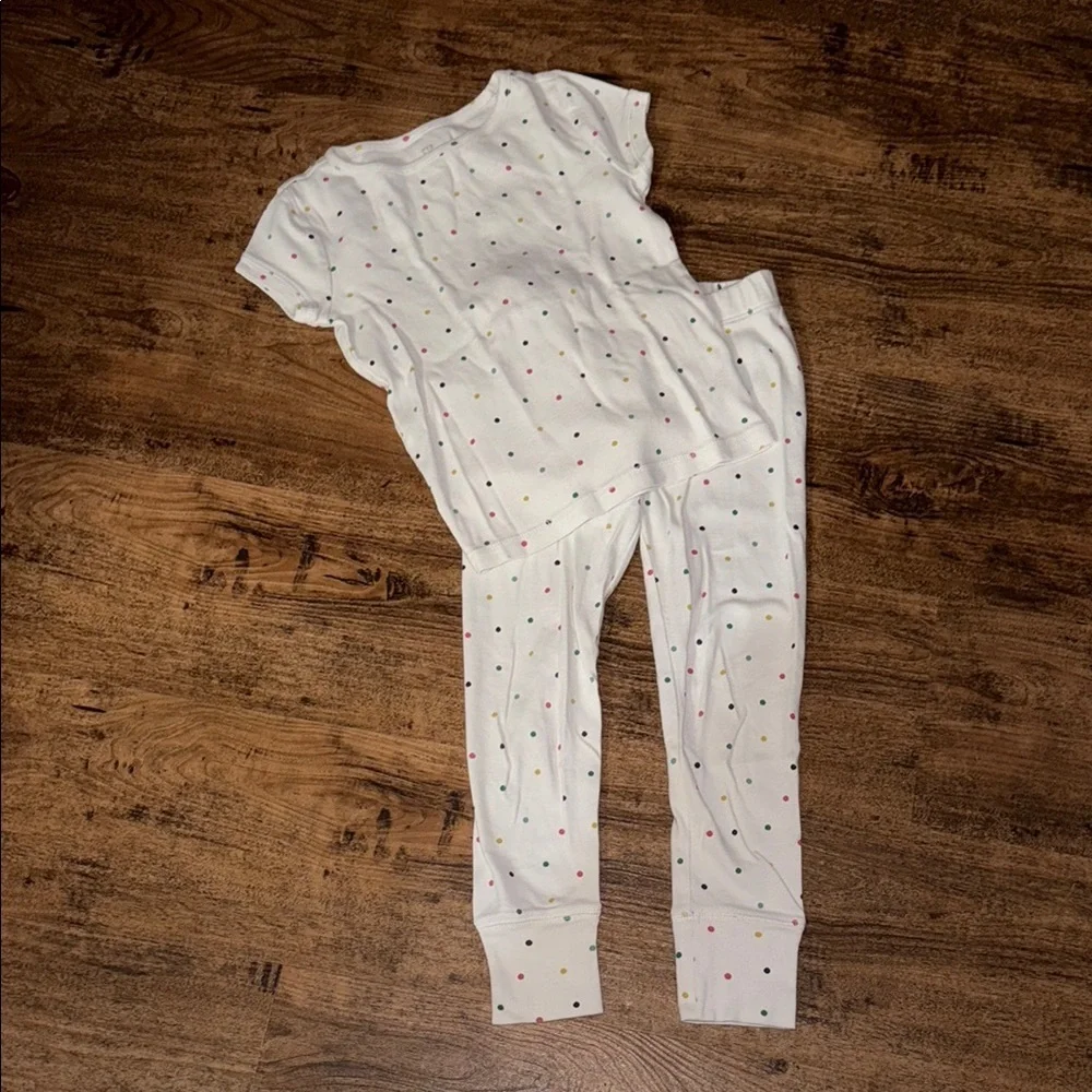 GAP Kids White Polka Dot Pajamas